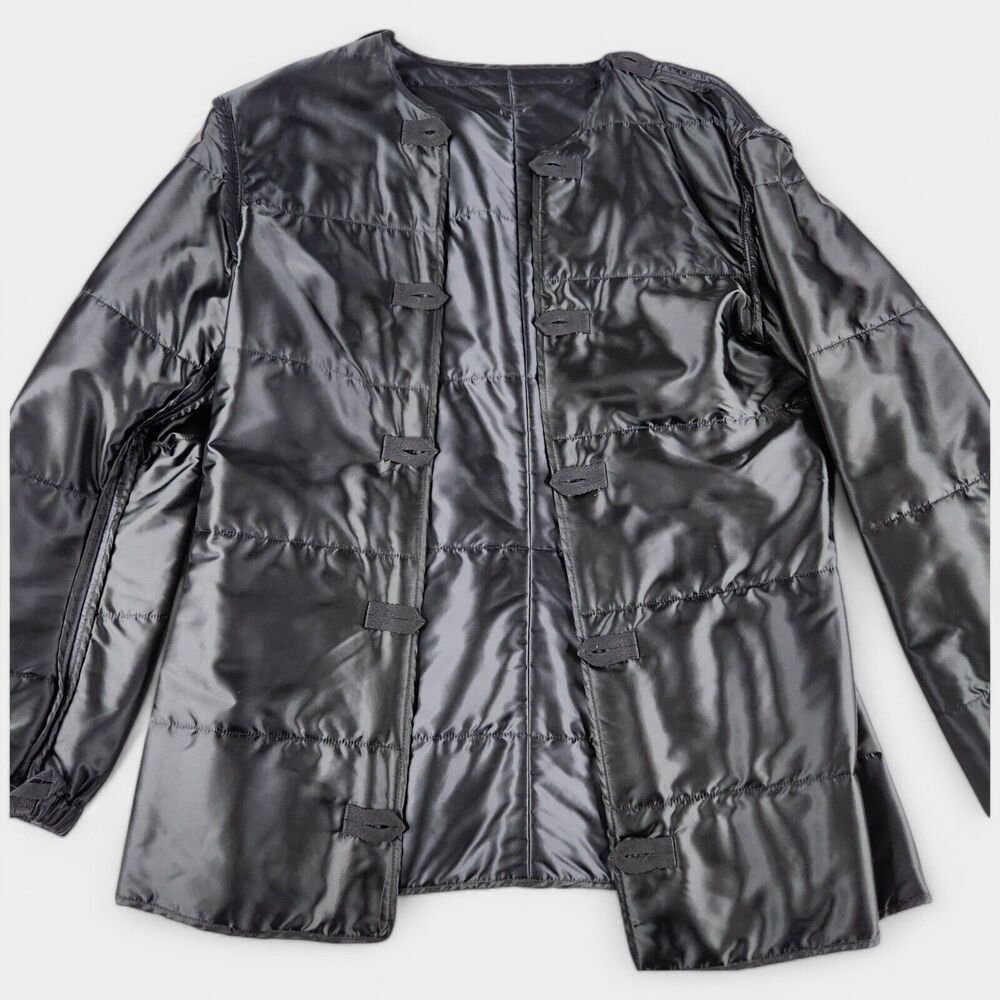 Miu Miu Men's Cotton Blend Field Jacket Size 52 IT M/L US Black Removable Liner - Picture 7 of 16